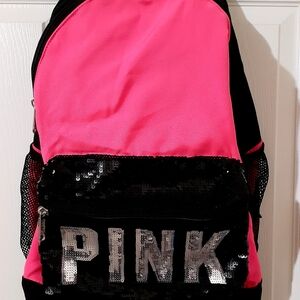 Victoria's Secret Black and Pink Bag